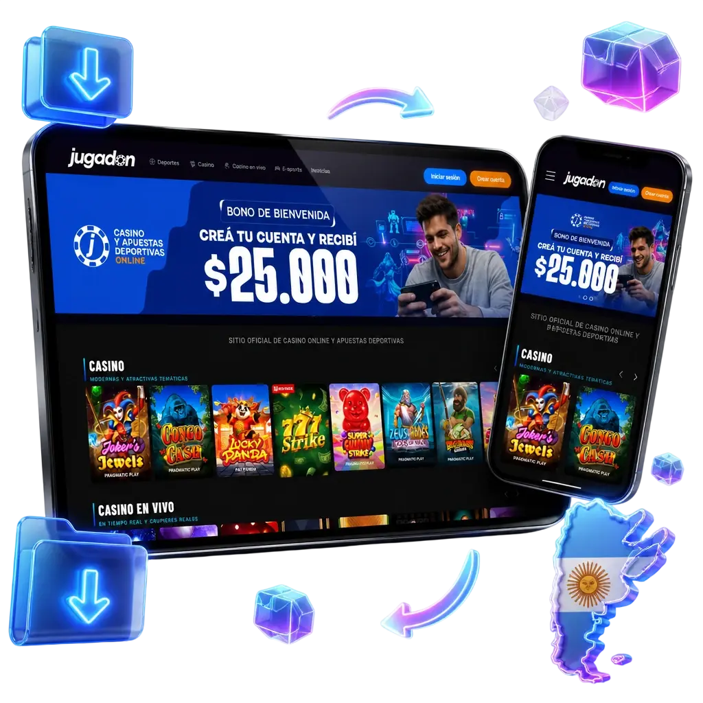Aplicación Android de Jugadon: descargá e instalá el archivo oficial de forma rápida y segura para apostar desde tu celular.