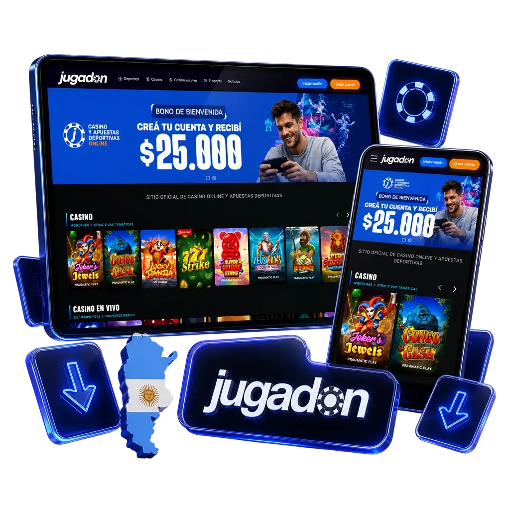 Guía para descargar e instalar la app de Jugadon en iOS mediante la Progressive Web App en Argentina.