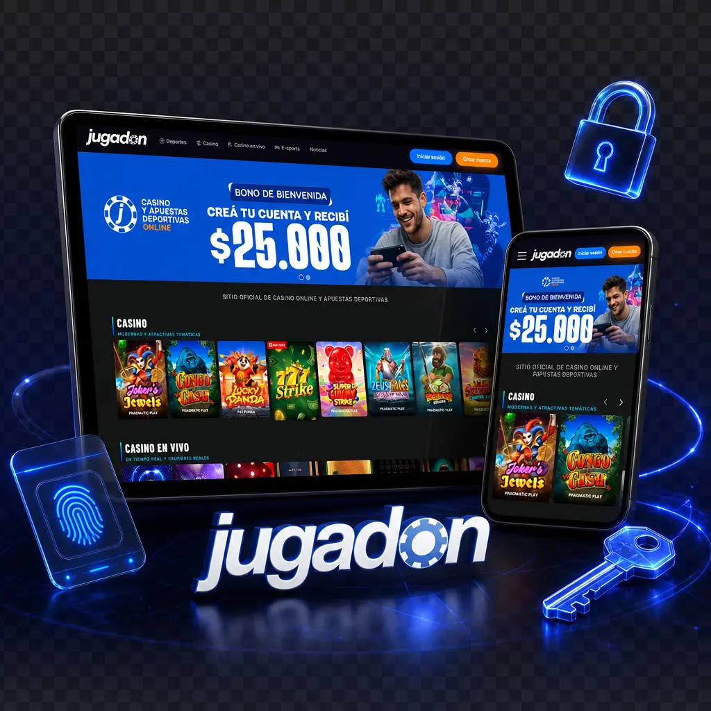 Pasos para iniciar sesión en tu cuenta de Jugadon: credenciales, autenticación y acceso seguro al lobby de apuestas.