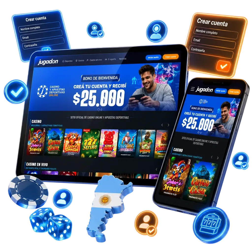 Guía paso a paso para registrarte en Jugadon Argentina y crear tu cuenta de apuestas de forma segura y gratuita.