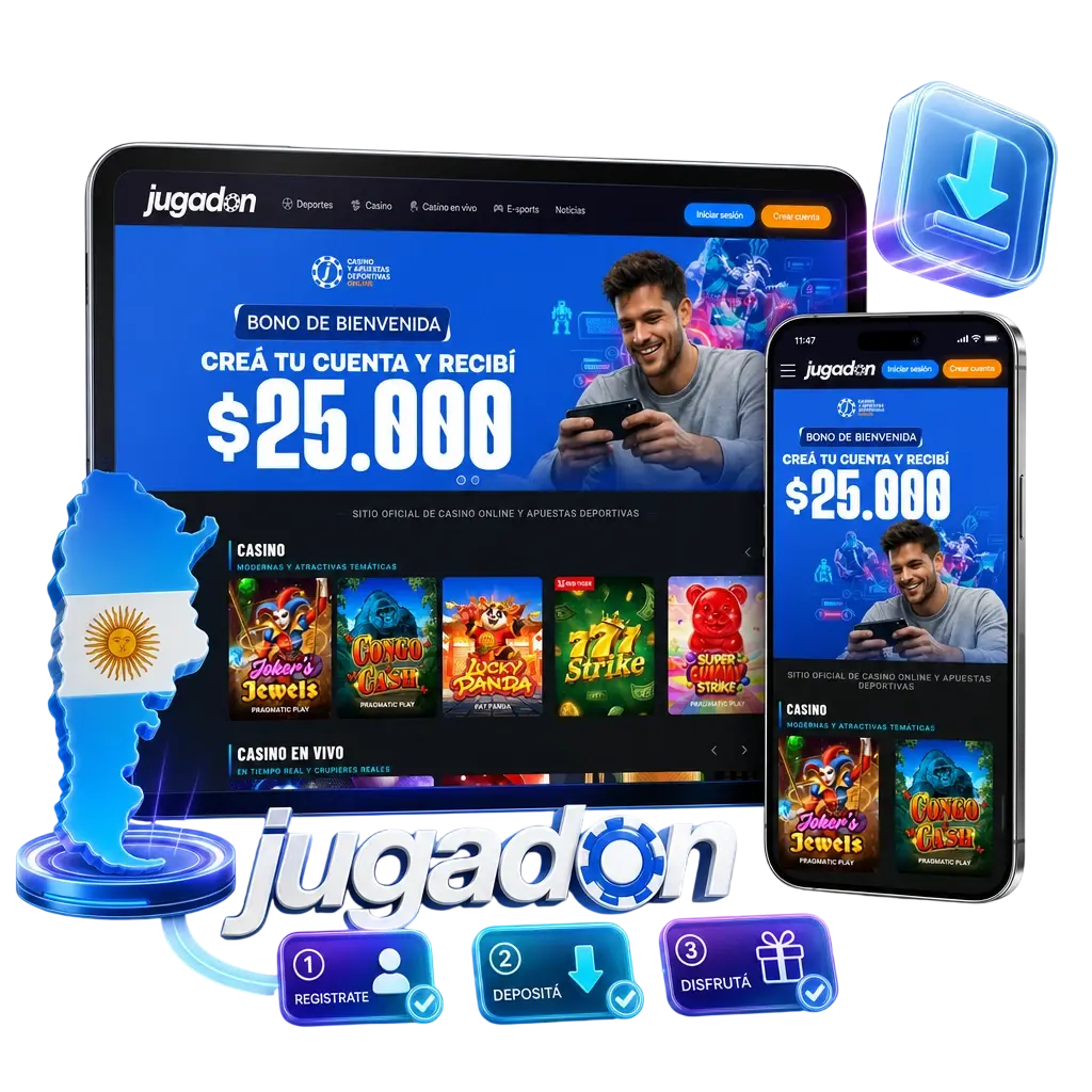 Instrucciones para depositar dinero en Jugadon: elegí método de pago, ingresá el monto y confirmá la transacción de forma segura.