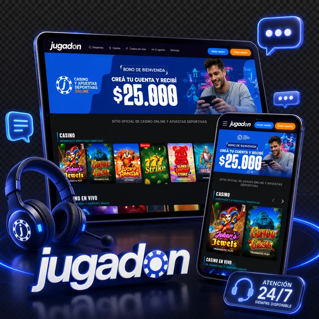 Atención al cliente de Jugadon disponible 24/7 para consultas de registro y verificación en Argentina