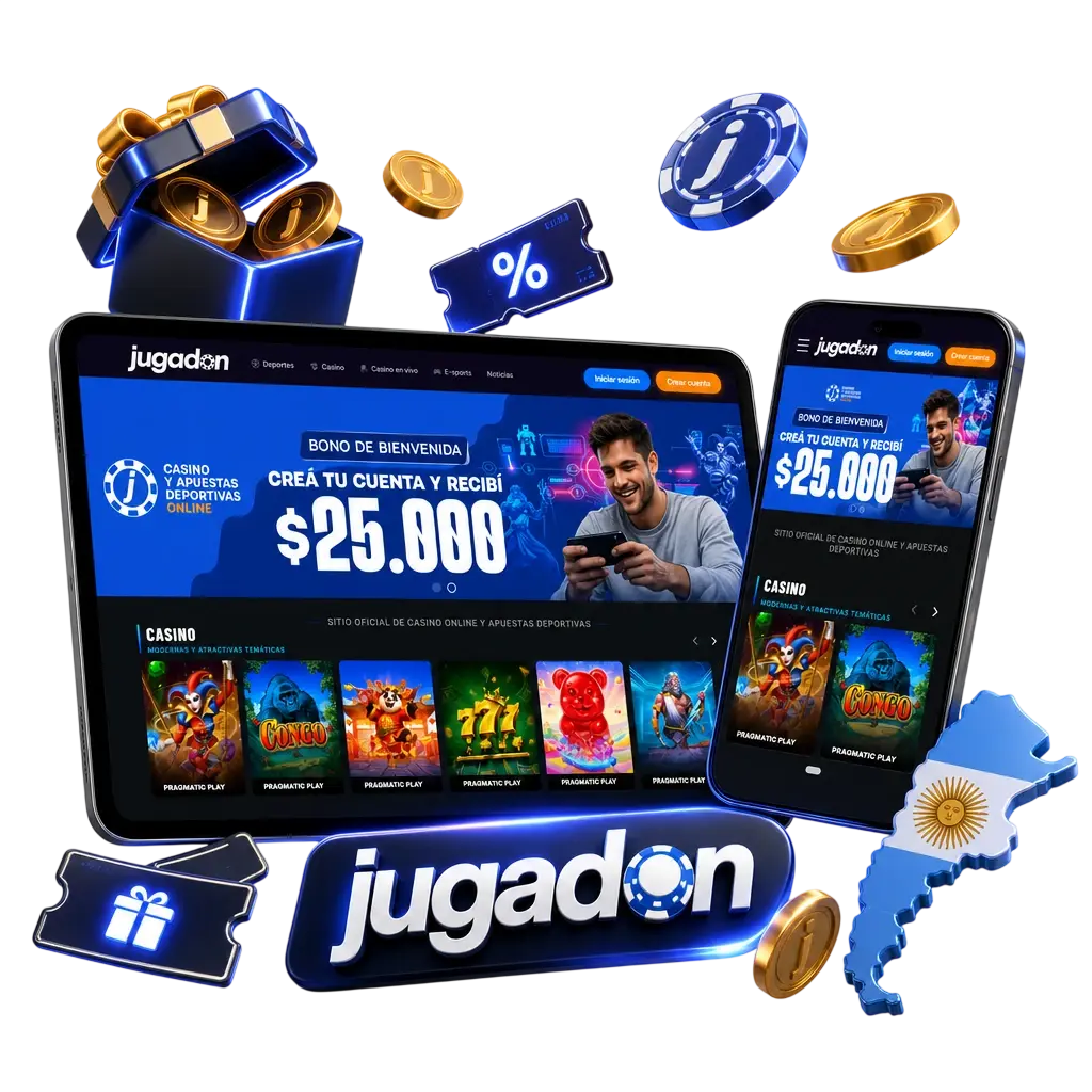 Resumen de bonos y promociones de Jugadon: bienvenida, cashback, recarga y programa de fidelidad para casino y apuestas deportivas.