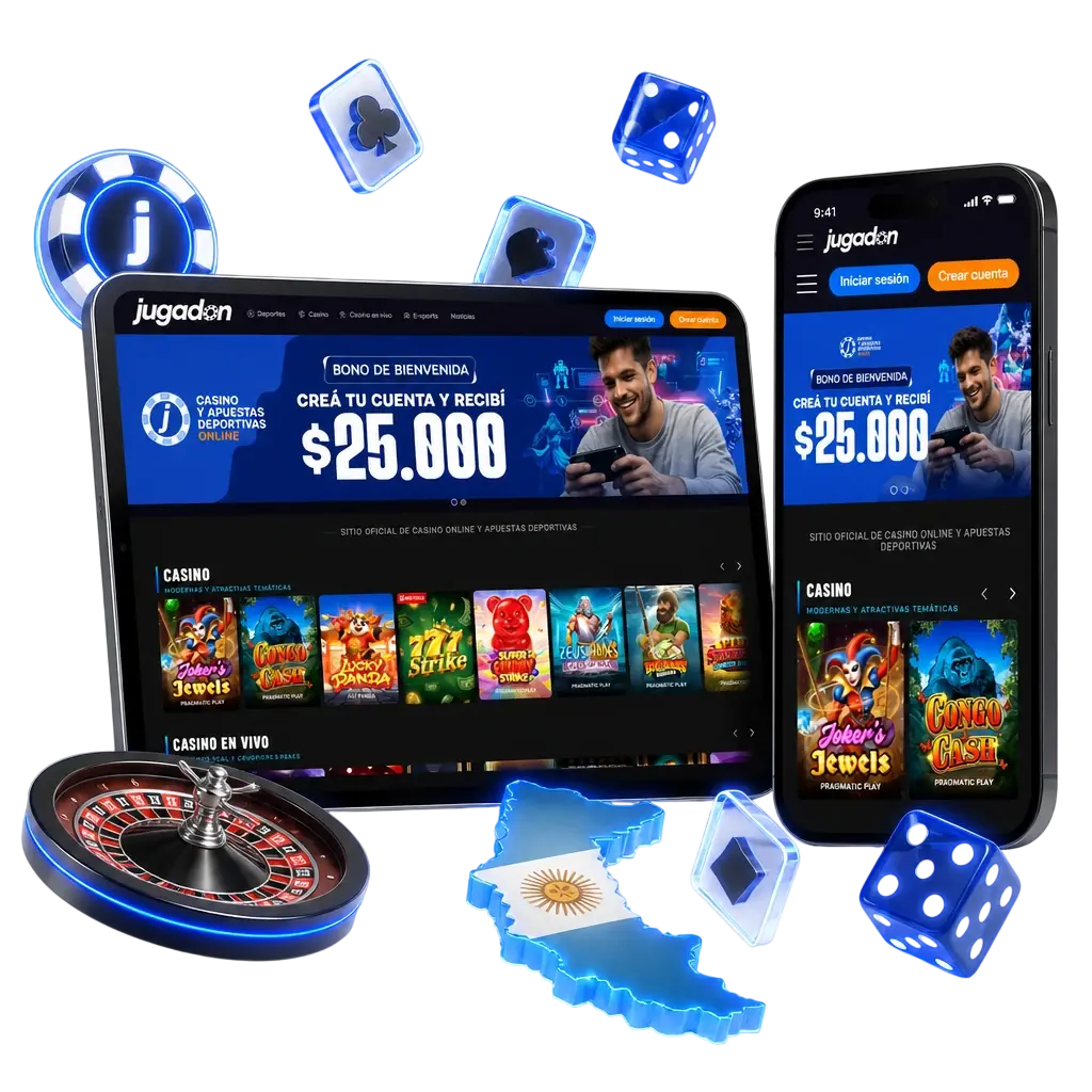 Sección de casino de Jugadon con más de 5.000 juegos: tragamonedas, crash, mesa, Megaways, jackpots e instantáneos.