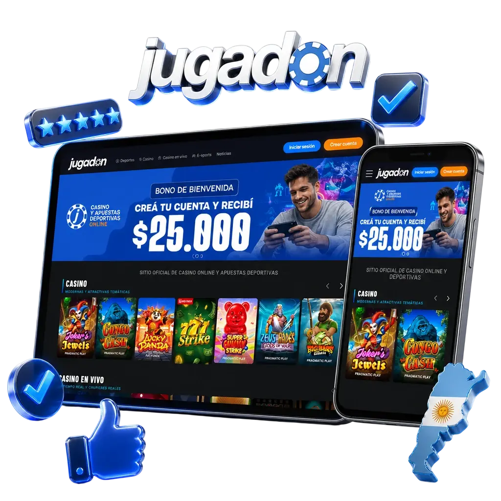 Ventajas de apostar al tenis en Jugadon: cuotas competitivas, cobertura ATP/WTA/ITF, apuestas en vivo y pagos locales en Argentina.