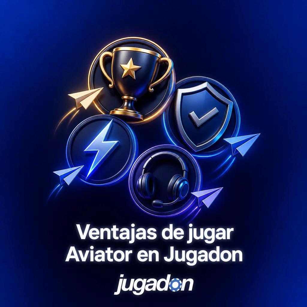 Ventajas de jugar Aviator en Jugadon: bono de bienvenida, modo demo, multiplataforma y métodos de pago locales.
